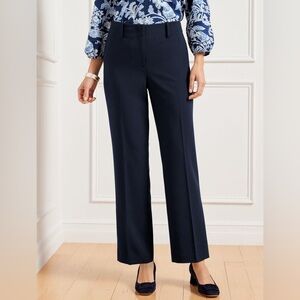 Talbots wool stretch lined straight leg pant Sz 4P